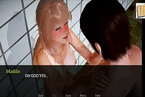 My NEW FAMILY 51 with small tits brunette teen in erotic anime