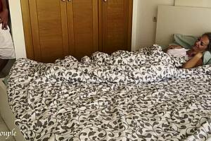 Use Condom When You Put Your Dick into Your Friends Wife Shaved Pussy