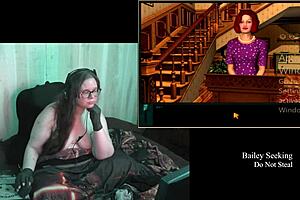 Fat BBW With Big Natural Tits Plays Naked Old Clock Game Part 1