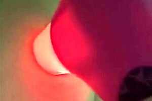 Big tits teen plays with her new toy!