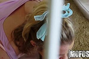 chloe couture in pervs on patrol getting hardcore action with her natural tits