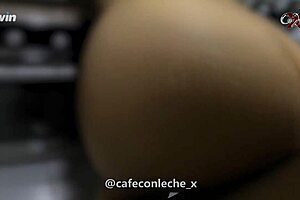 damn, how hot is it to fuck my stepmom's ass? i see her naked in the kitchen and fill her with cum!