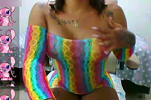 Ts angelique monroe solo performance on webcam