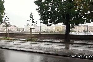 Amateur Hungarian girl gets hardcore POV sex in an apartment