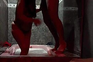 Eating Pussy in Hotel Jacuzzi Bath