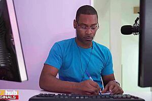 Is this horny Brazilian housemate craving monster cock action?