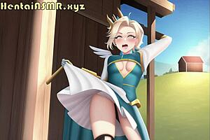 i’m obsessed with these hentai cosplay hoes in tiny skirts showing off