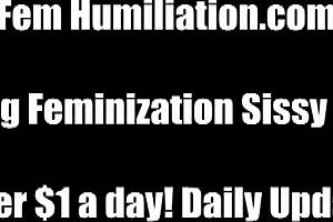 You submit as a sissy femboy slut in bisexual femdom BDSM with ladyboy