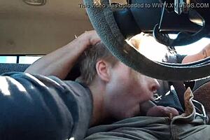 Giving Road Head in Socks to Black Cock! 😜