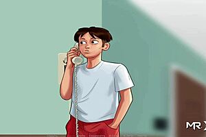 summertime saga - touch breasts in game episode 97