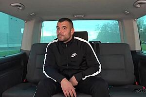 Hardcore Blowjob And Doggystyle Sex In Public Van Backseat With Hairless Amateurs