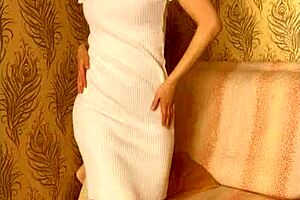 Watch the contrast of a shaved pussy in a stripdance, then intense masturbation with fingering.