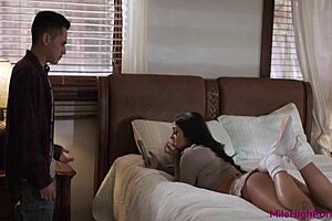 Ryan Reid Gets Blowjob and Rides Big Cock in Missionary