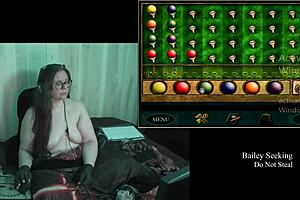 Fat BBW With Big Natural Tits Plays Naked Old Clock Game Part 1