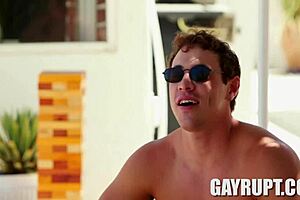 nico coopa, kyle fletcher, derek kage bend over at goldenrod resort for wild twink action