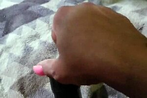 Nybutterscotch says, 'Hubby, watch me use this new toy for squirting.'