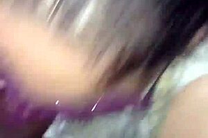 A cuckold couple enjoys a homemade porn video with big natural tits and a fat ass
