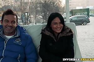 Public Cumswallower Babe Enjoys Giving Brain In Outdoor Reality Scene