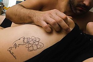 Nipple play leads to intense masturbation orgasms