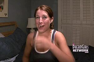 Watch her squirt from late night fingering