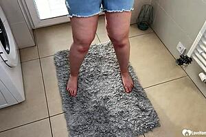 Watch Brunette Babe Tease and Rip Off Her Skirt and Clothes