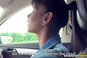 Mofos Ebony Cutie Enjoys Outdoor POV Sex