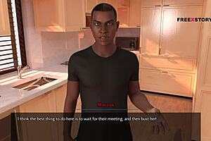 Alex's steamy encounter with his landlady in yoga poses