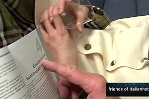 Really horny oriental riding and getting licked