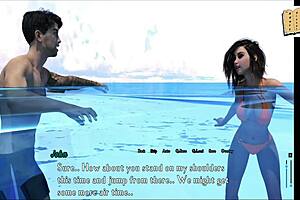 intertwined 27 underwater kissing with layla