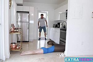 latina girl hannah jones experiences deep double penetration and gaping