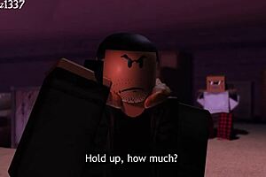 tied and captured femboy in domination scene