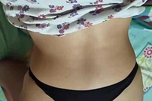 Is hijastra waking up for cum on her tight pussy?