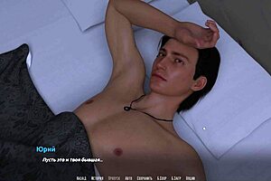 Beautiful anime game with 3 girls and big tits and hard cocks