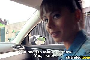 Mofos Ebony Cutie Enjoys Outdoor POV Sex