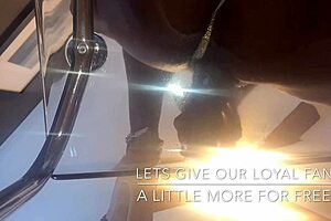 In the birdbox scene, she gets her fat pussy and asshole fucked hard