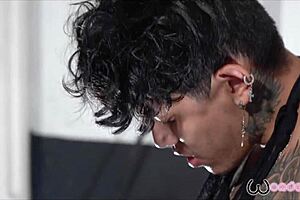 Helena's car broke down, and her mechanic ended up fucking her passionately.