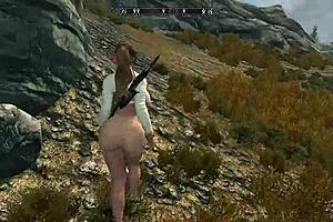 Outdoor activity featuring big boobs