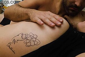 Nipple play leads to intense masturbation orgasms