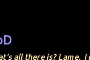 Teen girl gives blowjob in 3D game walkthrough