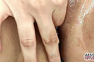 naughty young girl masturbating and playing with her delicious pussy on camera