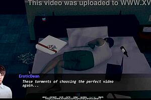 3D hentai game featuring a slutty teen and her masters