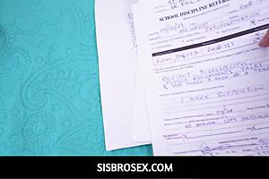 Petite blonde stepsister Dakota Burns gets fucked by stepbrother Nicky Rebel on family couch POV