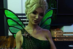 Horny fairies get naughty in a steamy threesome