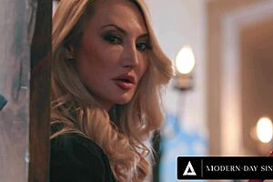 Modern-Day Sins - Kendra James Disciplines Teen Thief with Lesbian Sex