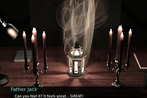 Father Jack Commands AV to Join Intense Jerk Off Game with Big Tits