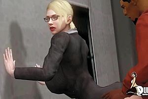 Boss Lady Fucked Hard Like a Cheap Bitch for Product Deal in Uncensored Cartoon