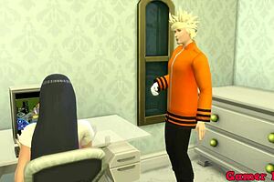 naruto catches hinata watching porn and masturbating