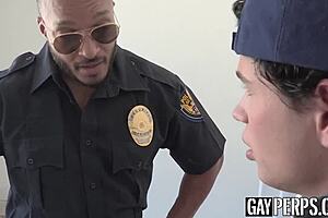 kinky gay dylan hayes barebacked hard by bbc officer dillion diaz