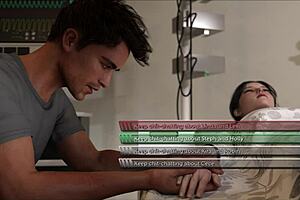 A story of erotic nature with a brunette heroine who takes a risk