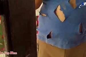 Caught on camera: stepbro spying on step sister in shower